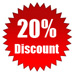 20% On First Payment